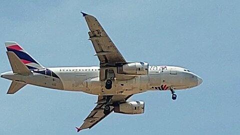 Airbus A319 PR-MBN coming from Rio de Janeiro to Fortaleza