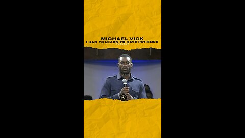 @mikevick I had to learn to have patience. #mikevick 🎥 @oakwoodsda