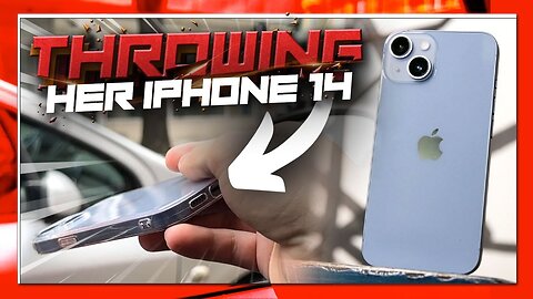 ❗️THROWING her NEW iPhone 15 out of the car 🚙