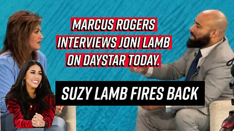 Marcus Rogers interviews Joni Lamb on Daystar today.
