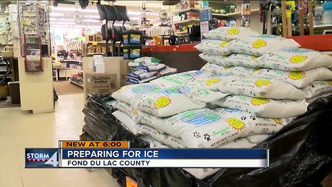 Fond du Lac County prepares for icy conditions