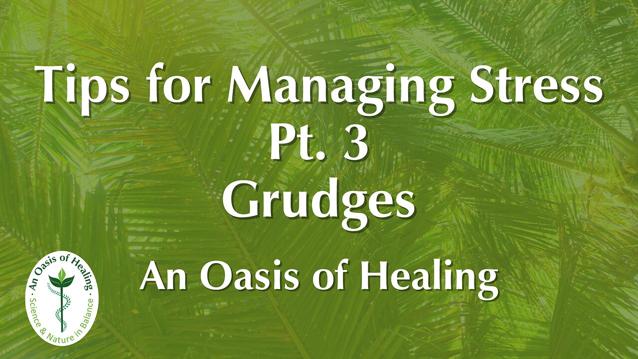 Tips for Managing Stress Pt. 3: Don't Hold Grudges #forgiveness #healthyrelationships #wellbeing