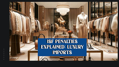 Navigating ISF Penalties for Luxury Imports: Avoiding Costly Consequences
