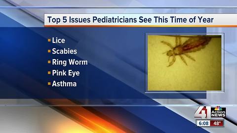 The top 5 issues pediatricians see as children go back to school