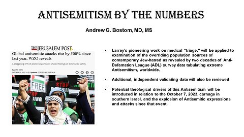 Dr. Andrew Bostom Hosts Fact Based Lecture On Nexus Of Anti-Semitism And Radical Teachings Before 60 In Attendance At Barrington, RI Public Library 12-18-24
