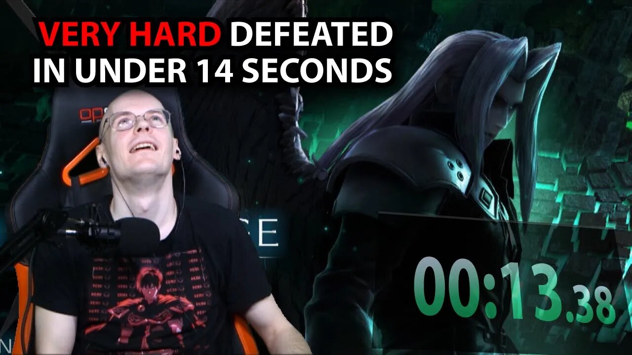 Mew2King Wins Sephiroth Challenge on Every Difficulty [Very Hard in under 14 seconds]