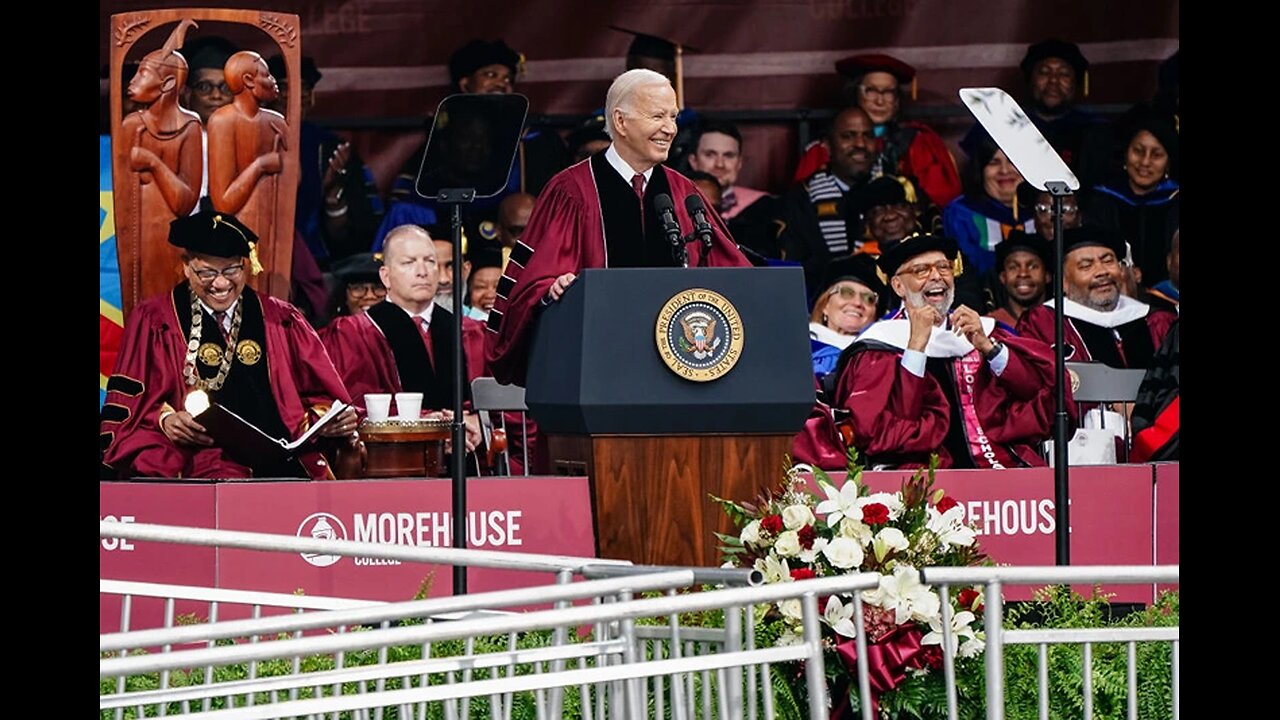 Biden Race Baits Morehouse College Graduates During Commencement Address