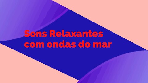 Ondas do mar para relaxar em 3d