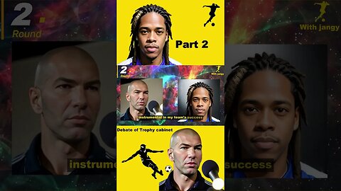 Debate between Ronaldinho vs. Zidane | Football Legends Clash! Part 2
