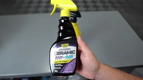 INVISIBLE GLASS HYBRID CERAMIC VS RAIN X GLASS CLEANER & REPELLANT