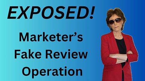 Marketer's Fake Review Operation EXPOSED