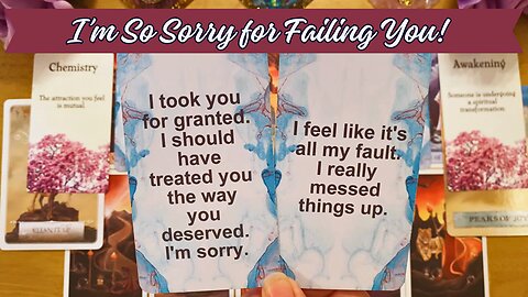 I REGRET THINGS I'VE SAID & DONE 😥 CAN YOU FORGIVE ME & ACCEPT MY APOLOGY? (LOVE READING)