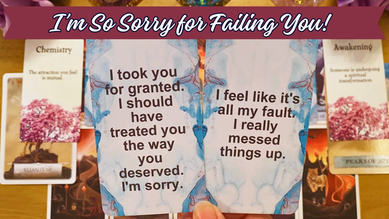 I REGRET THINGS I'VE SAID & DONE 😥 CAN YOU FORGIVE ME & ACCEPT MY APOLOGY? (LOVE READING)