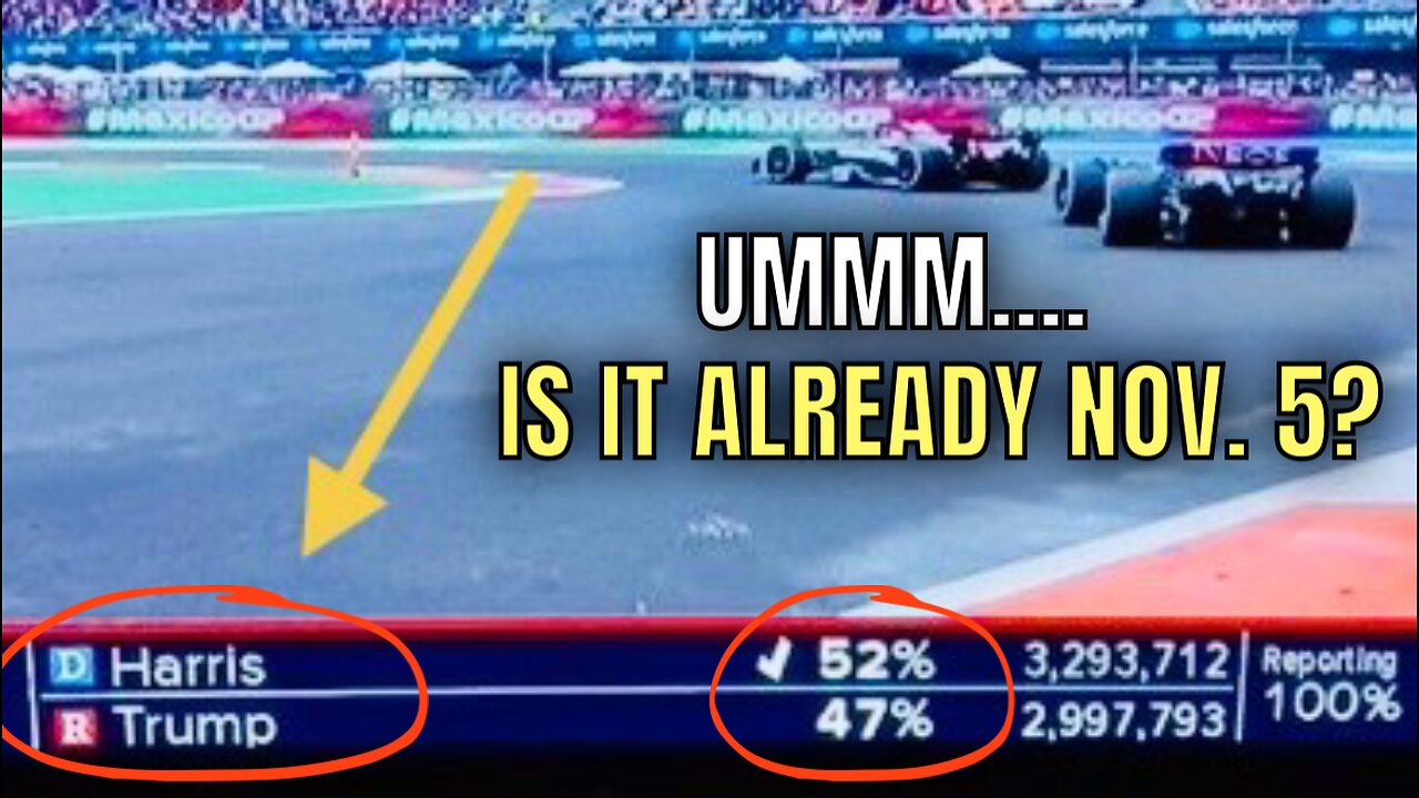 Hmmm…ELECTION RESULTS were already posted during ABC’s SUNDAY Race 🤔