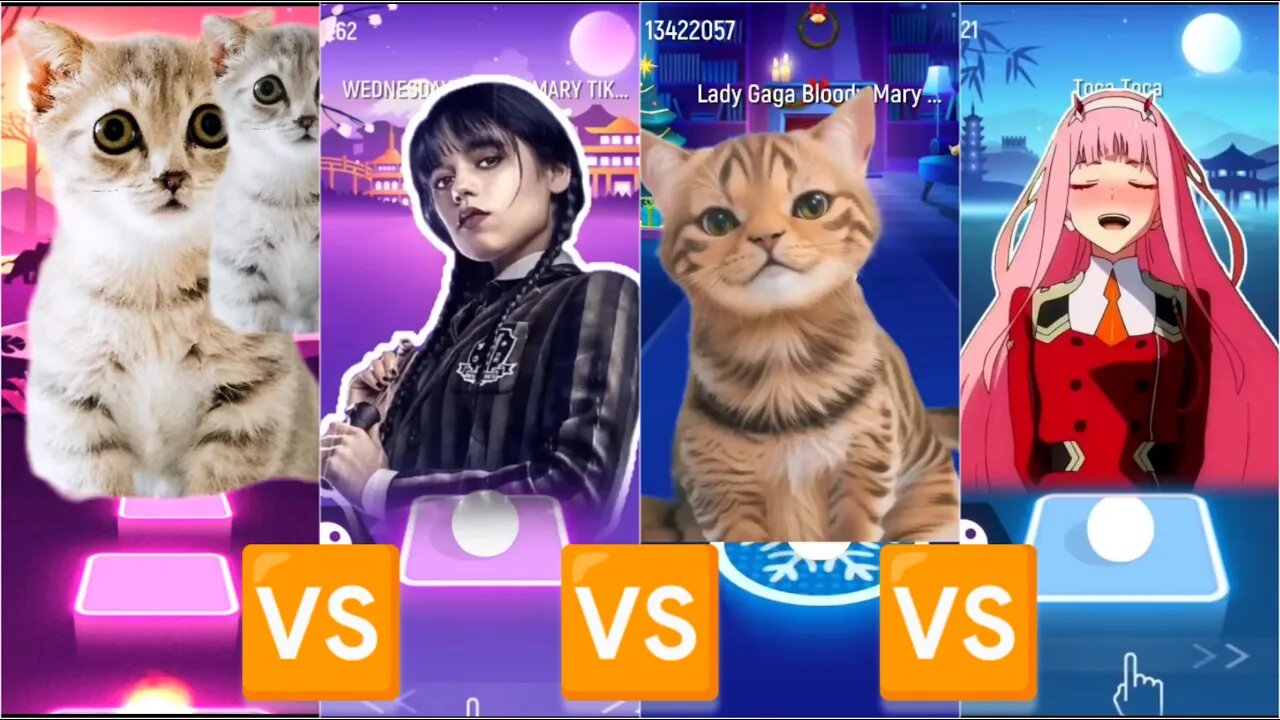 cat sing WEDNESDAY VS Wednesday VS Toca Toca