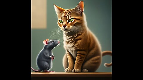 The Great Cat-Rat Showdown Cuteness Overload 🐀🐱