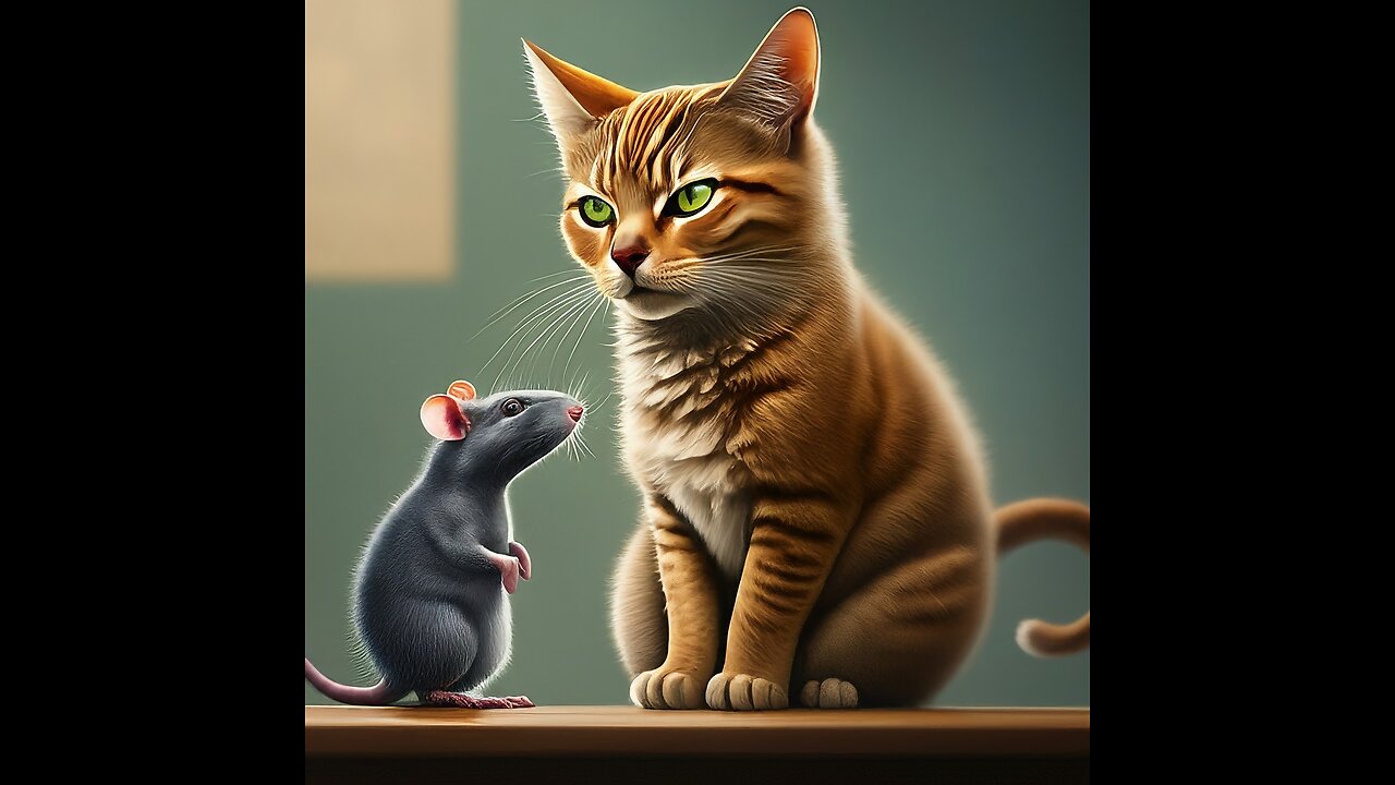The Great Cat-Rat Showdown Cuteness Overload 🐀🐱