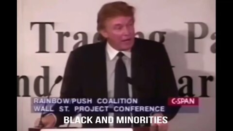 Donald Trump Speaking At Rainbow Coalition Event With Jesse Jackson #trump2024 @The Day After