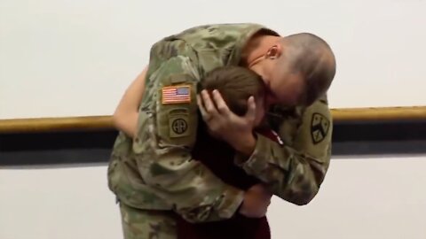 Emotional Military Reuniting Moments