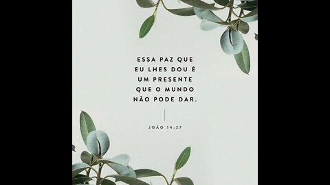 Receba a Paz que Nunca Te Abandona.