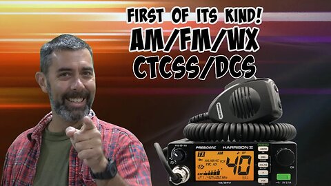 The President Harrison AM FM CB Radio with DCS and CTSS. Let's check it out!