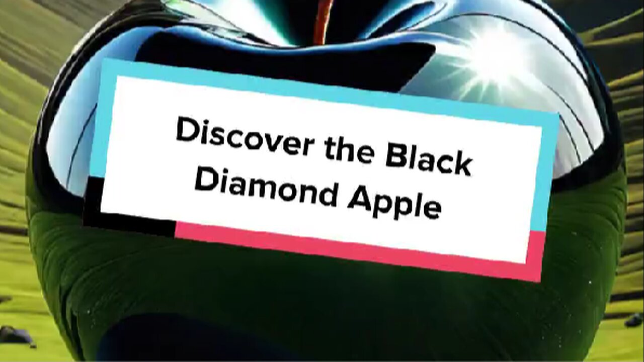 Discover the Black Diamond Apple