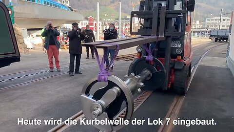 Old engine setting up Switzerland