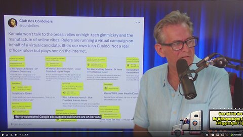 Mamala Kamala Harris' campaign rewrites Google news headlines▮The Jimmy Dore Show