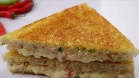 Potato Cheese Sandwich,Easy Potato Snack,Quick And Easy Sandwich Recipe