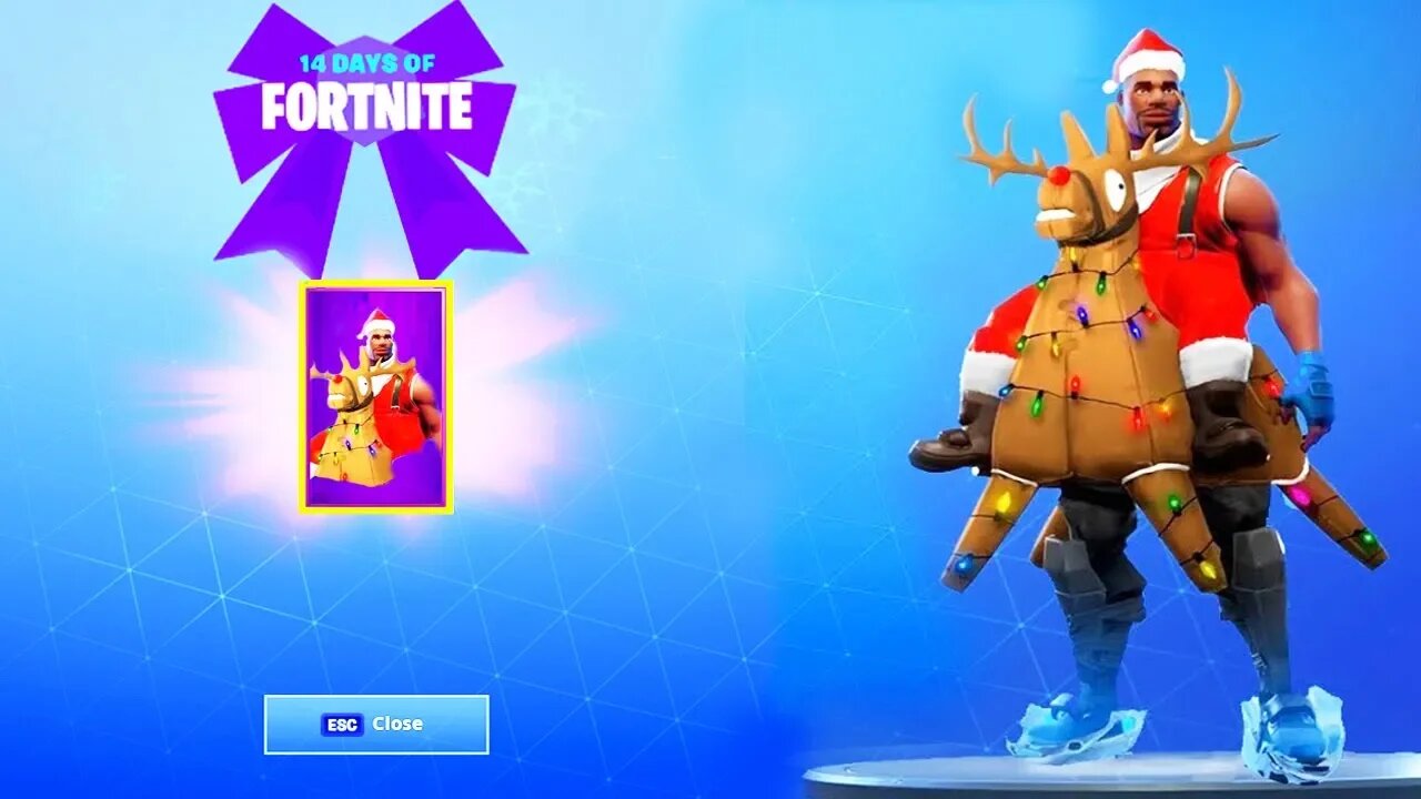 The NEW FREE CHRISTMAS REWARDS in Fortnite..