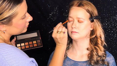 ASMR 💕 Fair Beautiful Makeover, Ultra Relaxing with Light Whispers, Makup Noises, Soft Brushing,