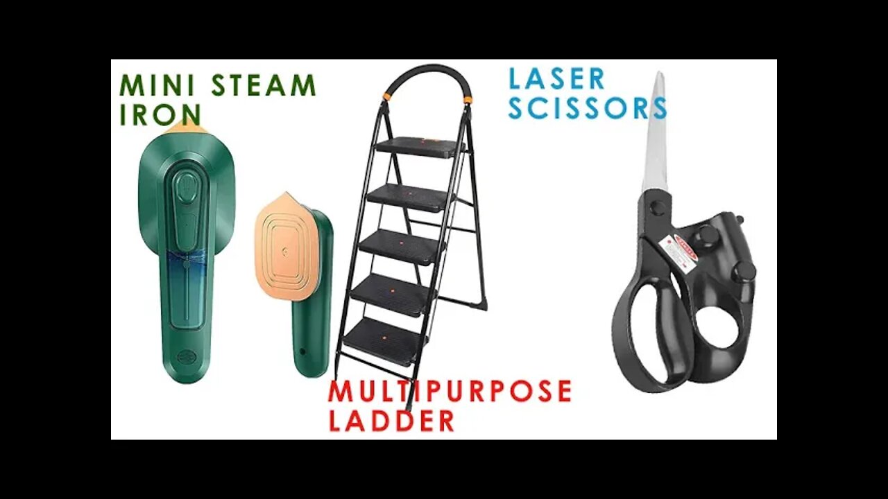 Top Three Home Gadgets #shorts #portableiron #laserscissors #Multipurposeladder