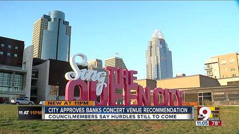 City approves Banks concert venue recommendation