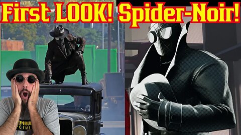 Spider-Man Noir Suit FIRST LOOK! Nicolas Cage Stars In Amazon MGM's Live Action Adaption