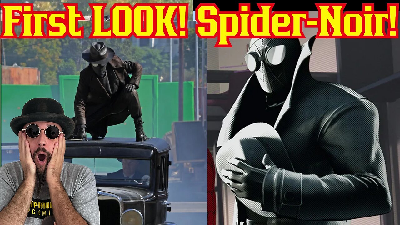 Spider-Man Noir Suit FIRST LOOK! Nicolas Cage Stars In Amazon MGM's Live Action Adaption