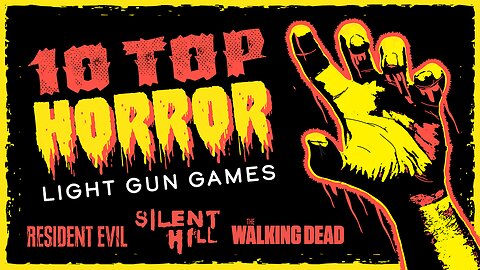 10 TOP HORROR LIGHT GUN GAMES - NEW Scary Teknoparrot, Raw Thrills, Resident Evil on Arcade One PC