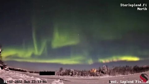 Northern Lights-Levi, Finland 🌟 12/11/22 22:52