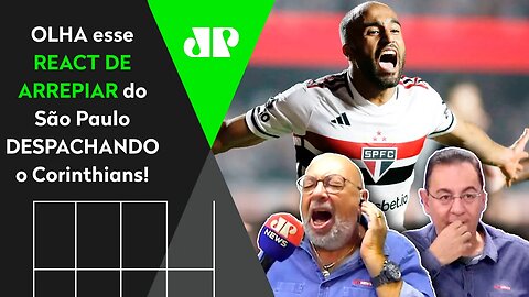 "EU TÔ EMOCIONADO! É O SÃO PAULO!" OLHA as REAÇÕES de Nilson Cesar e Flavio Prado contra Corinthians