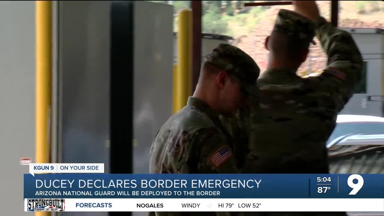 Ducey declares emergency, deploys Arizona National Guard to border