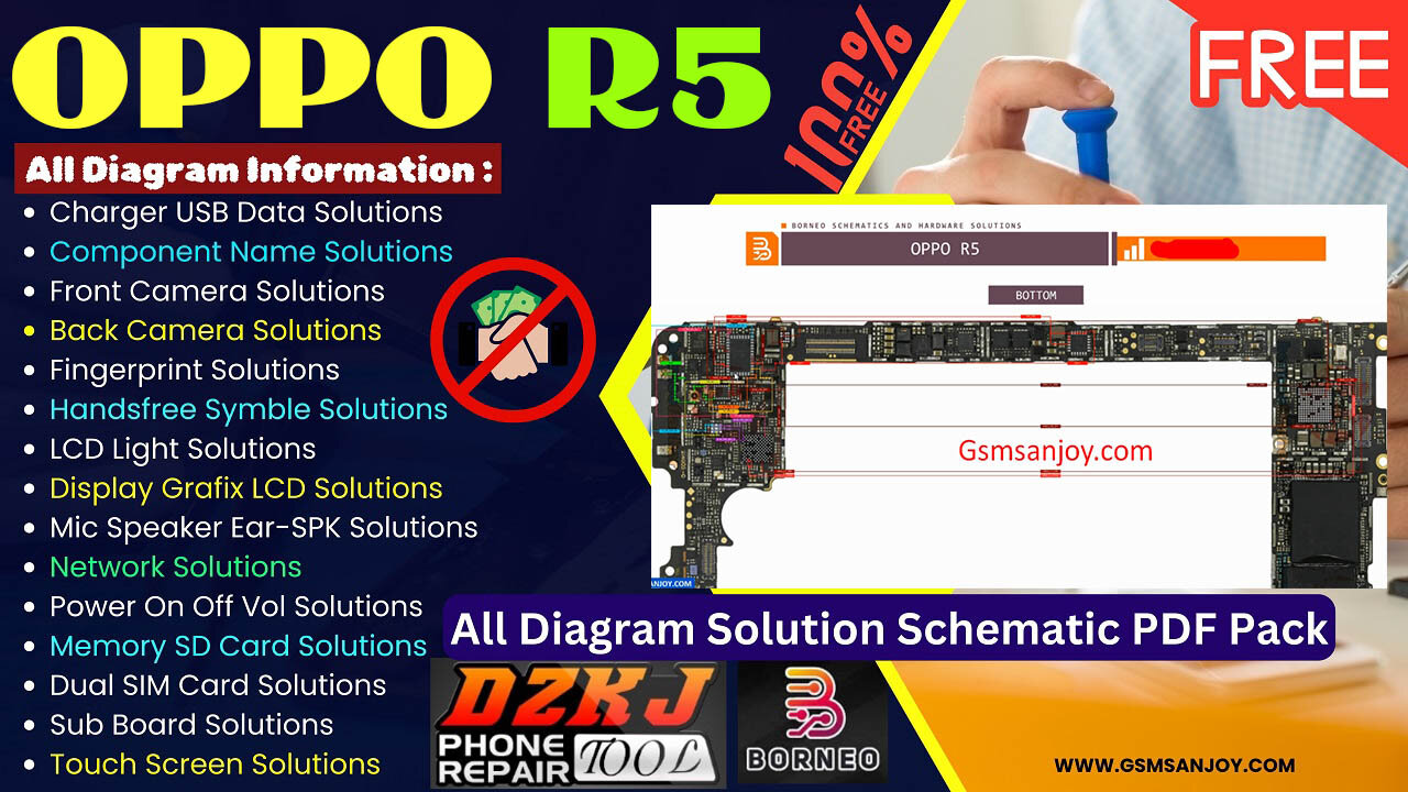 OPPO R5 All Hardware Schematic Diagram Free Download