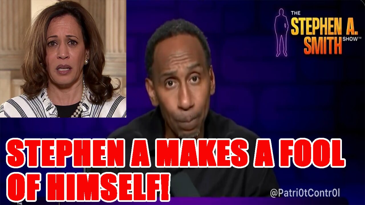 Stephen A Smith DESTROYS Kamala Harris for NOT doing interviews and then MAKES A FOOL of himself!