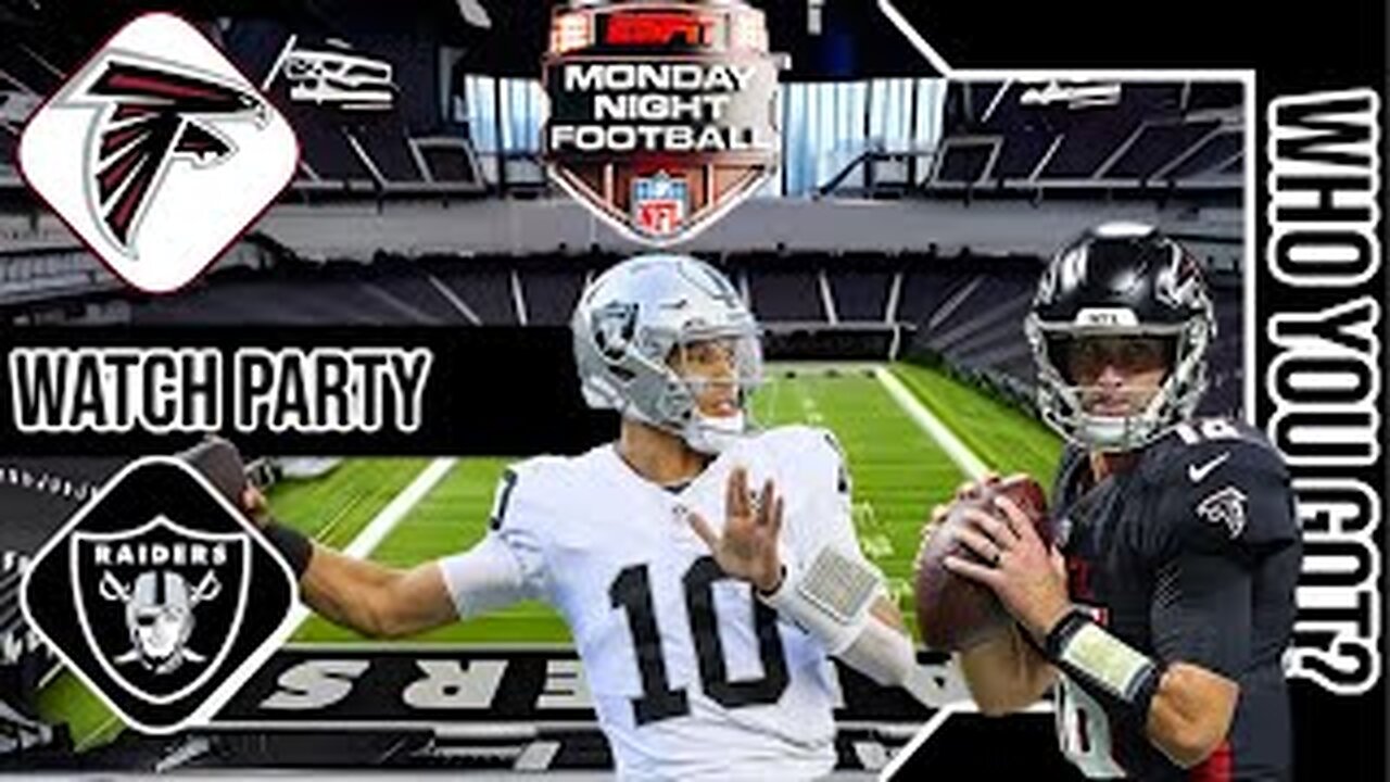 Atlanta Falcons vs Las Vegas Raiders | Live Play by Play & Watch Party Stream | NFL 24 MNF GAME 🏈🔥