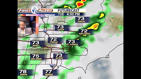 Showers and storms continue