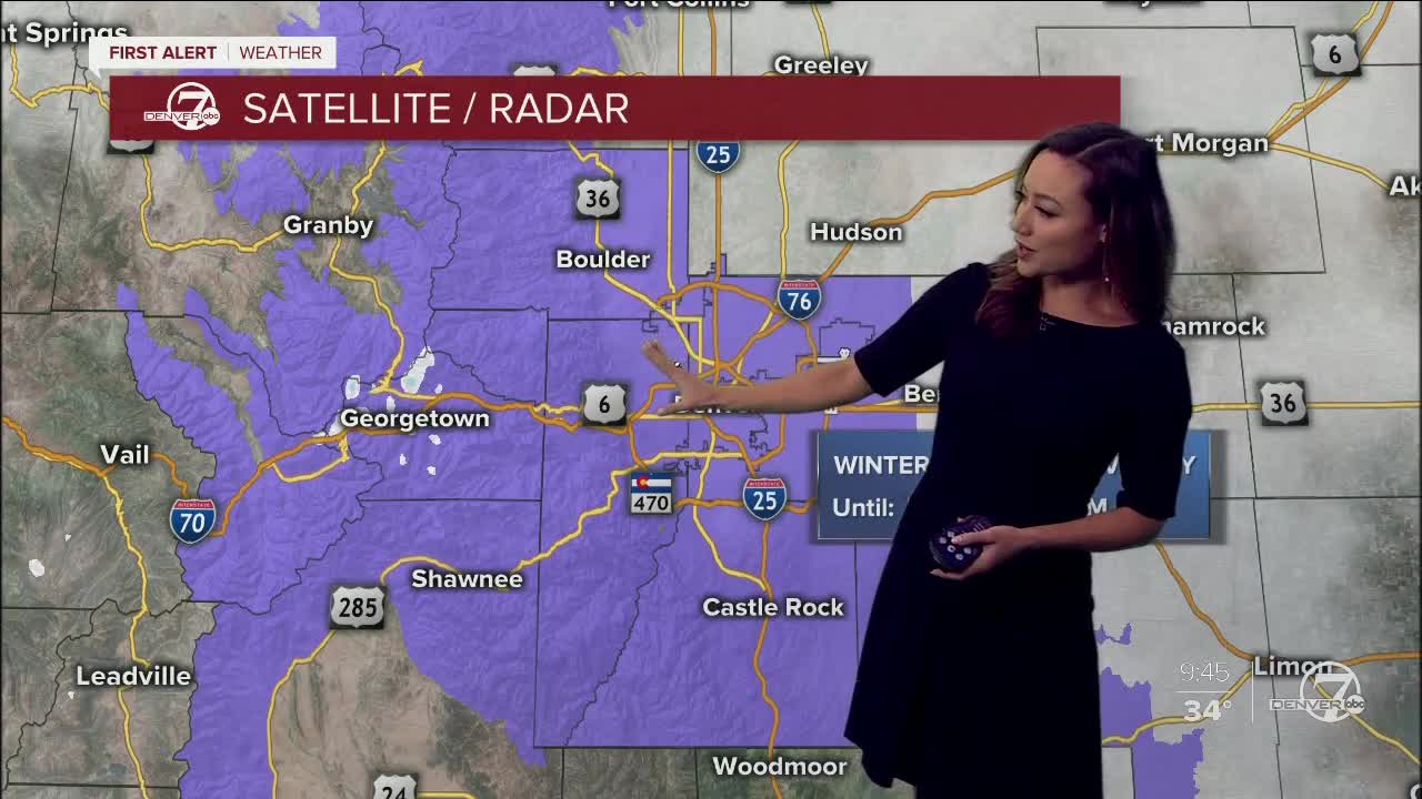 Sunday morning forecast