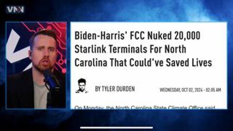 Biden admin’s FCC nuked 20,000 Starlink terminals that could have saved lives in North Carolina.