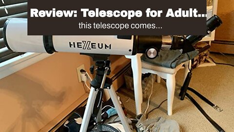 Review: Telescope for Adults & Beginner Astronomers - 80mm Aperture 600mm Fully Multi-Coated Hi...