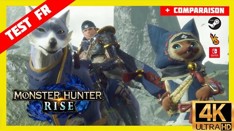 TEST PC Complet Monster Hunter Rise avec Comparaison VS la version Switch