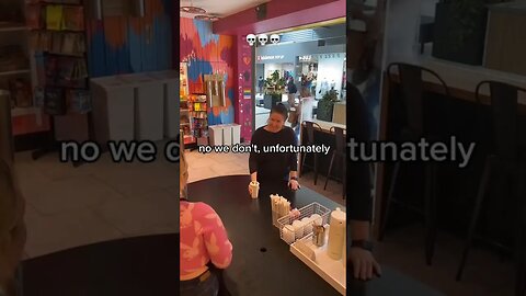 Worker didn’t even care😂😭#shorts #viral #girls #funny