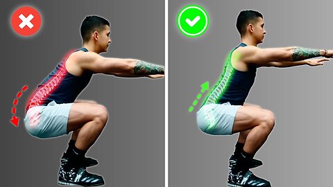 'How To Squat Properly here are Best Tips to fix your back injures...