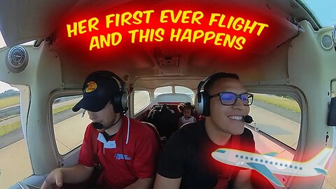 My Daughter's First Flight With me as the Pilot and This Happens